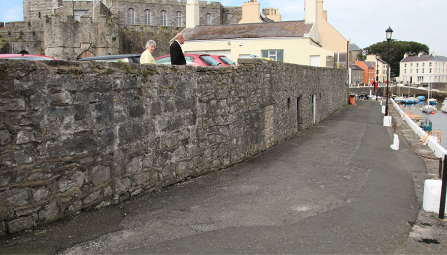The location I chose to build the street on the Isle of Man.