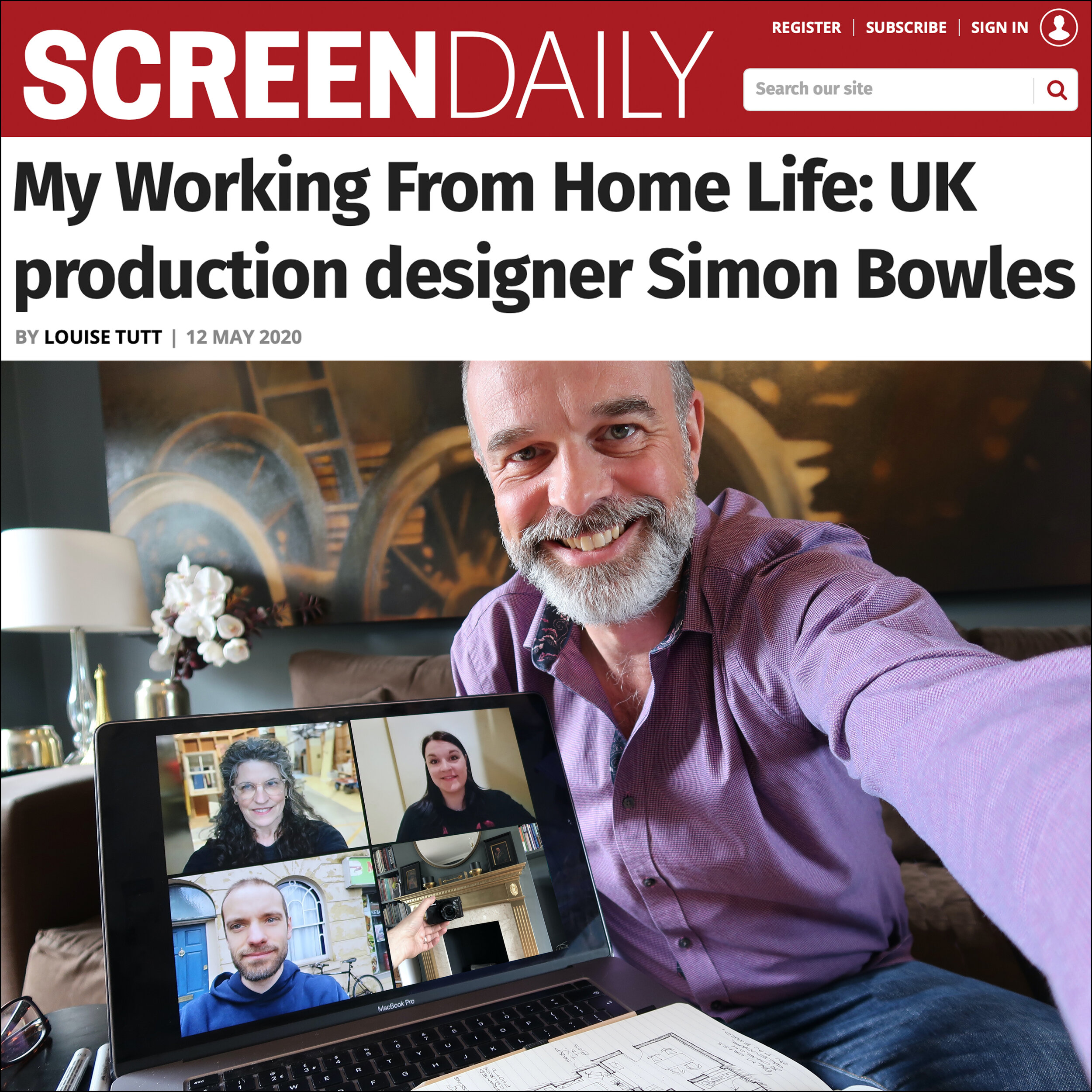 INTERVIEW WITH SCREEN DAILY ON TALKING HEADS (CLICK TO READ)