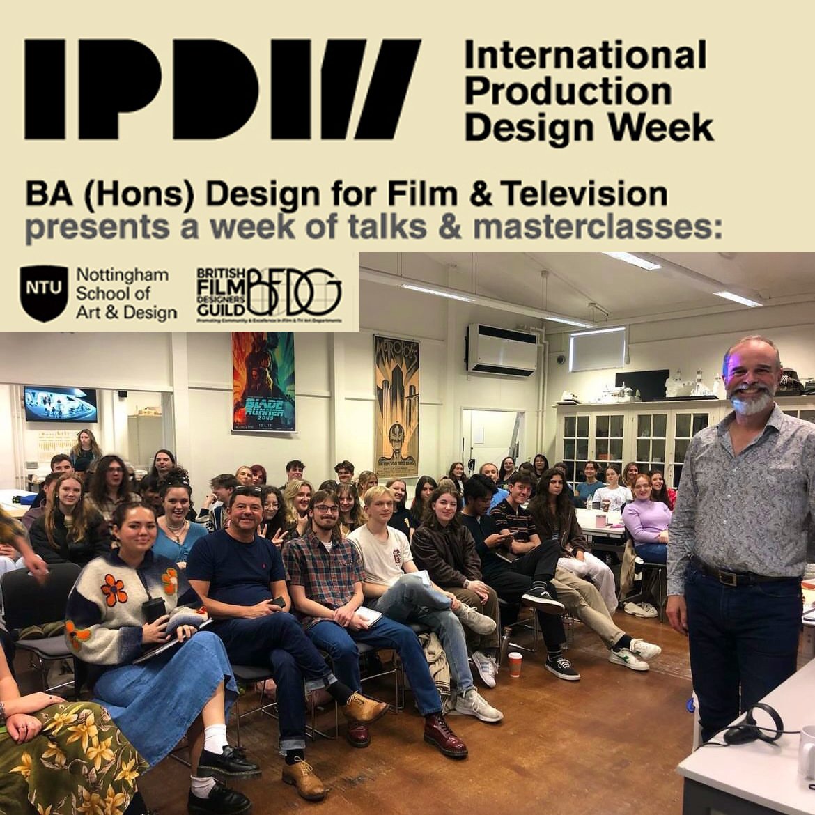 LECTURE AT NTU FOR INTERNATIONAL PRODUCTION DESIGN WEEK