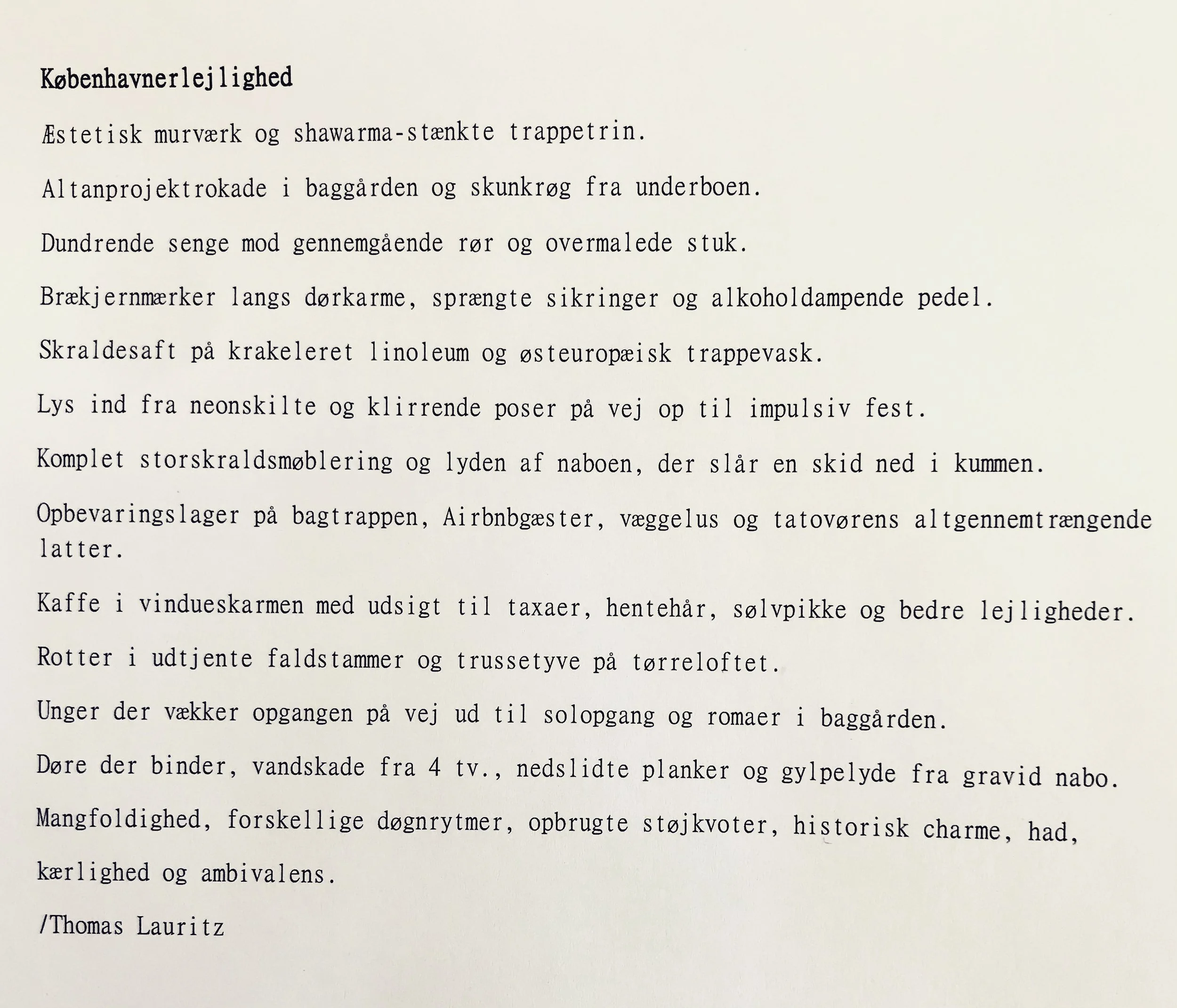 Københavnerlejlighed 