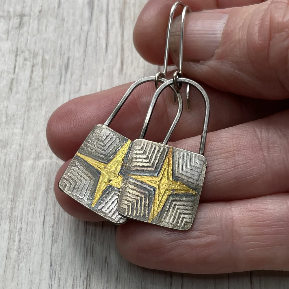starburst keum boo earrings — Kiki Huston Jewelry Designs