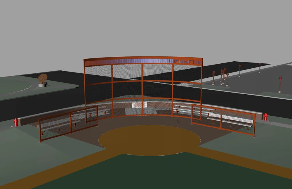 GREEN CAMPUS DOUBLE FLUX, MINNEAPOLIS, MN — JAMES BRENNER SCULPTURE