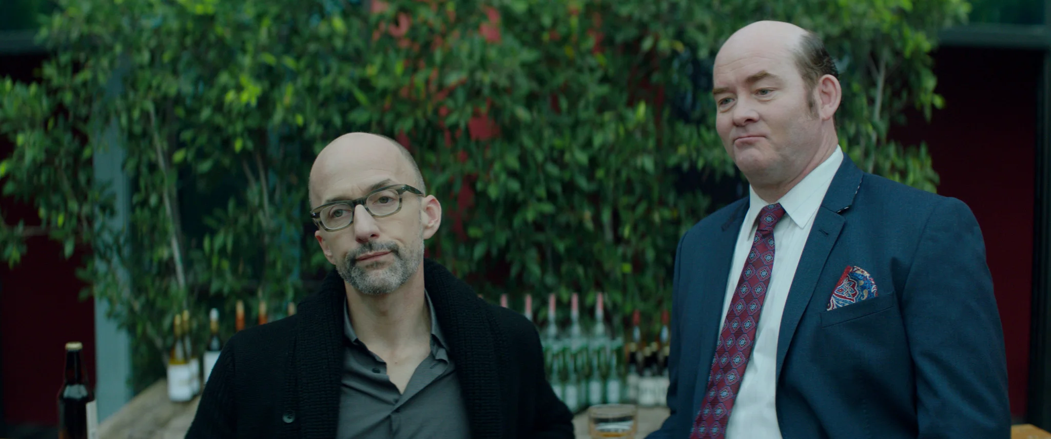 Jim Rash and David Koechner in Bernard & Huey.