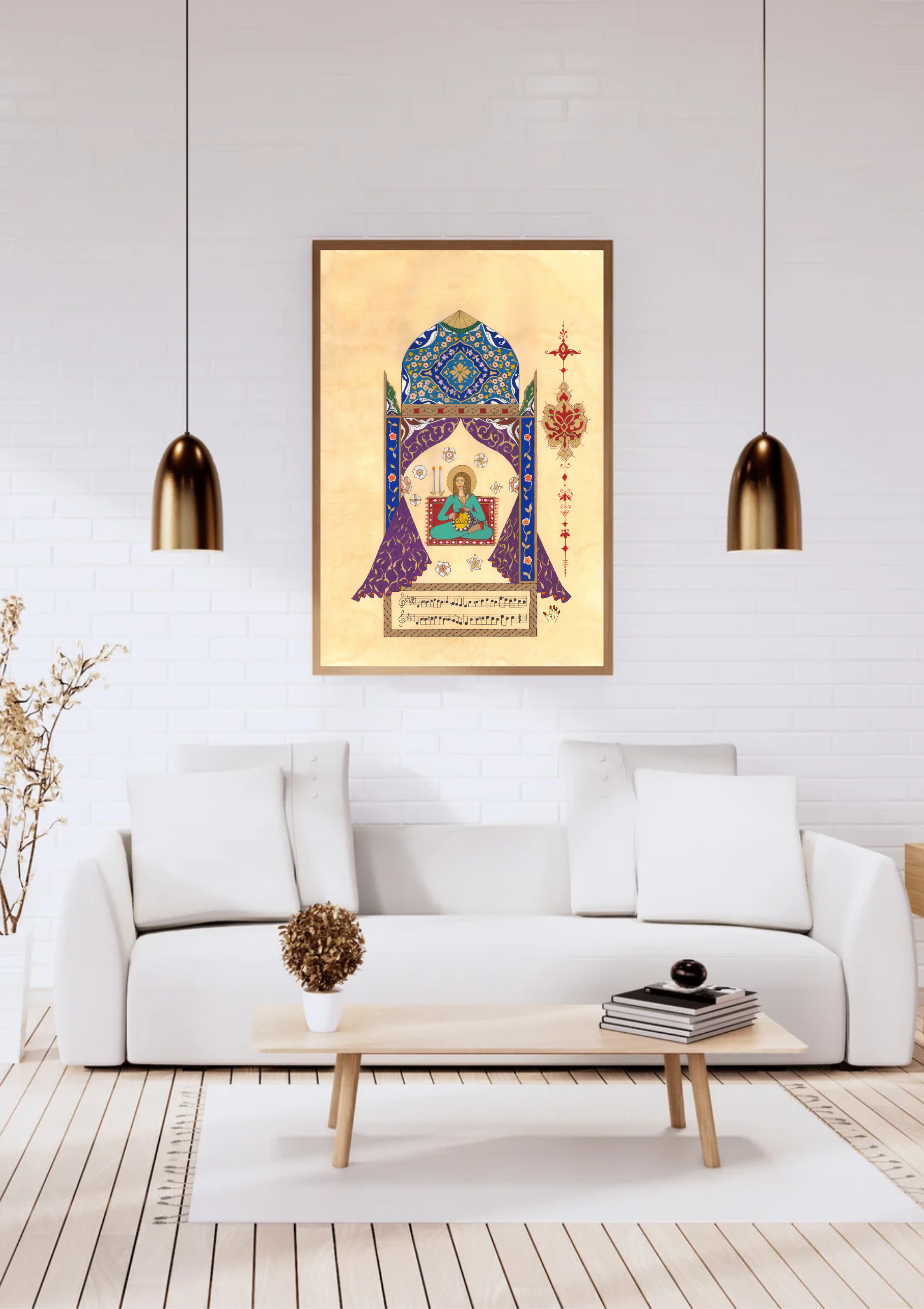 White Minimalist Elegant Mockup Framed Wall Art.png