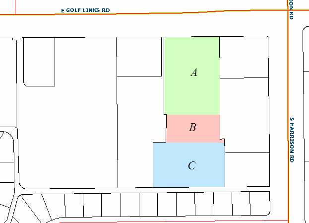  After Condition - Parcel B has no access to either the alleyway or East Golf Links Road 