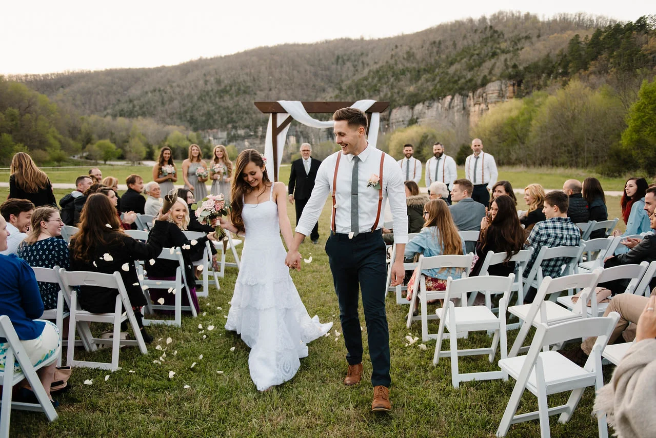 Bluffside Steele Creek Wedding // Buffalo National River
