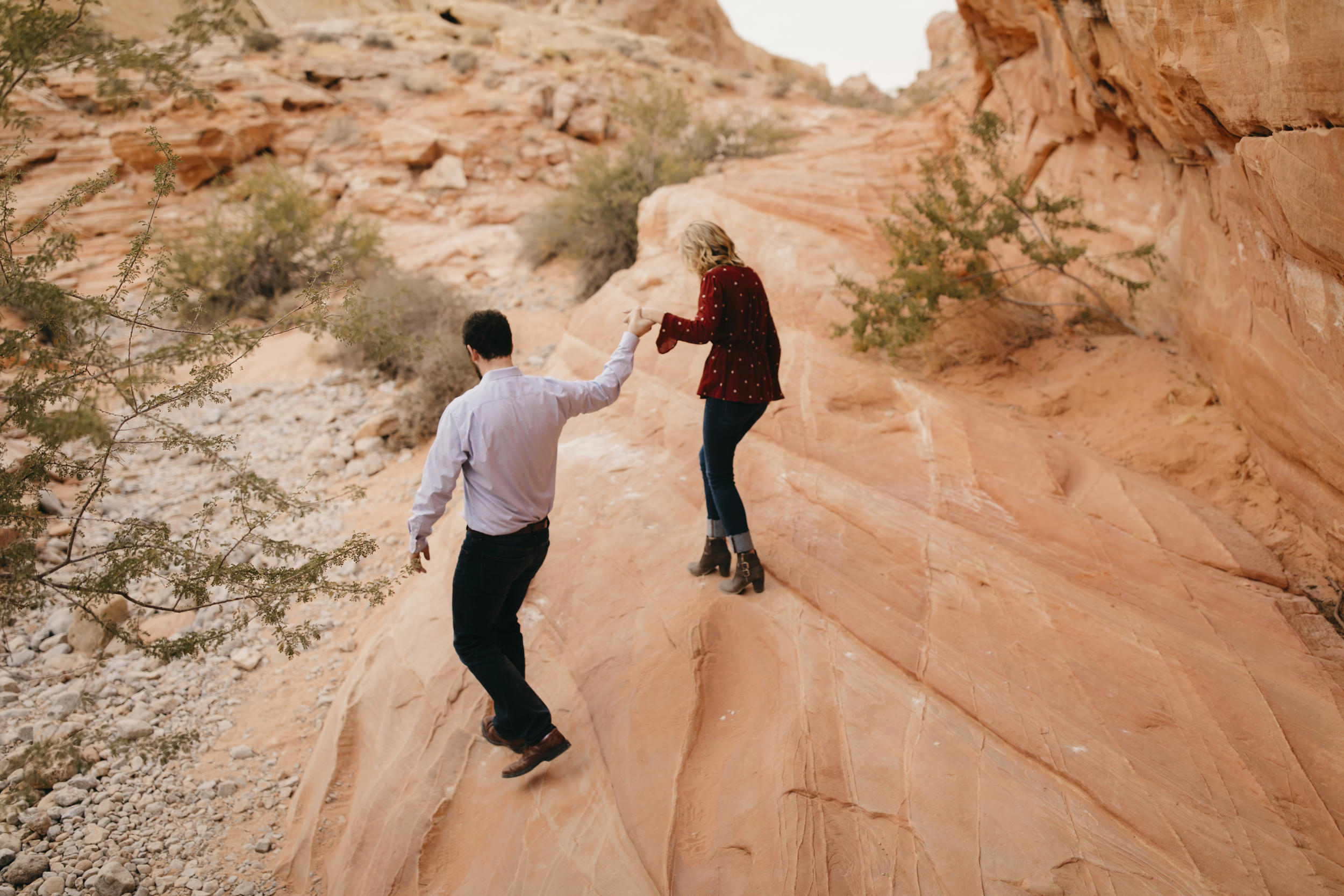 Valley of Fire Adventure Couples Photography Session by Nevada Destination Elopement Photographer Colby and Jess