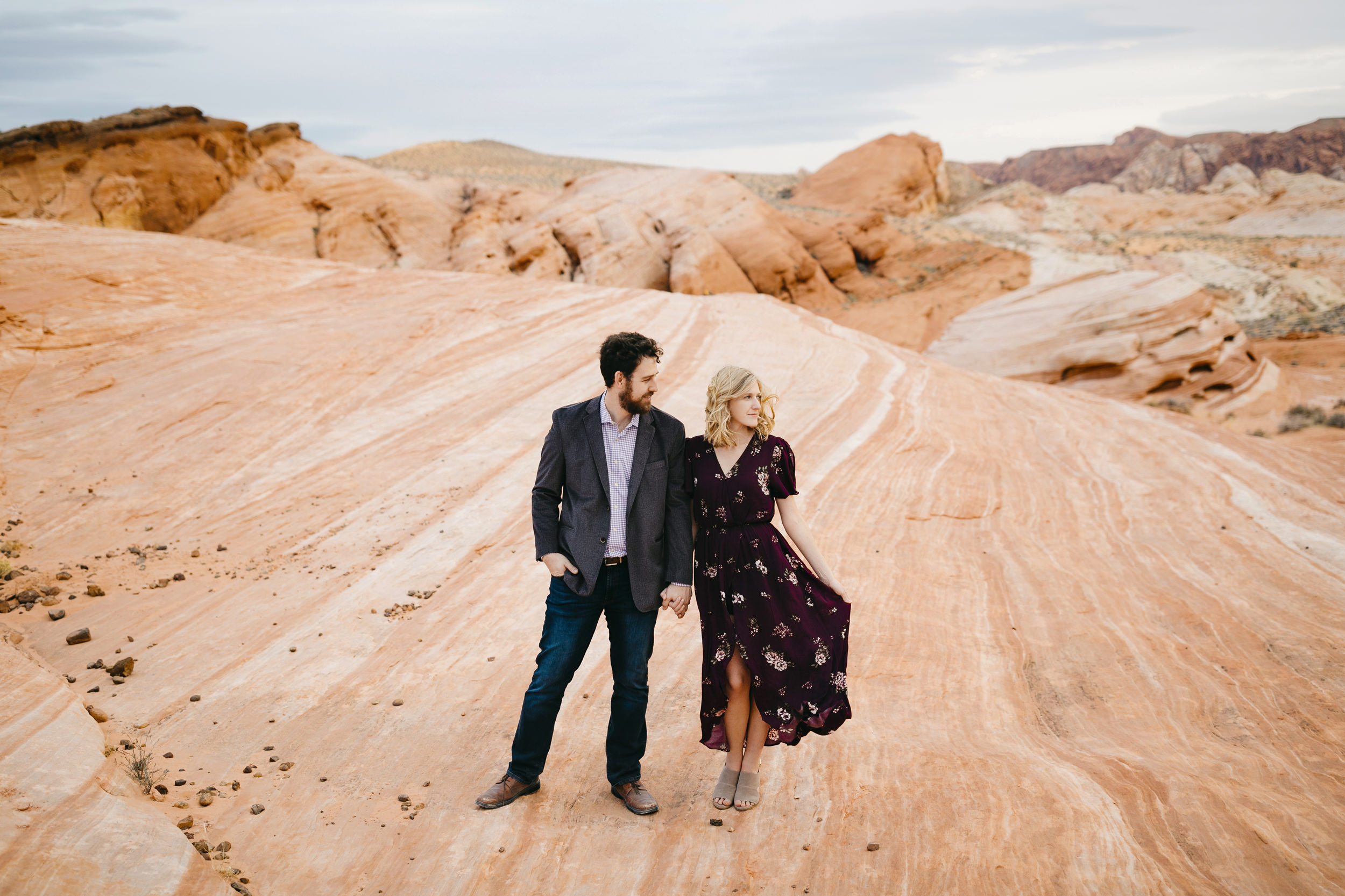 Valley of Fire Adventure Couples Photography Session by Nevada Destination Elopement Photographer Colby and Jess