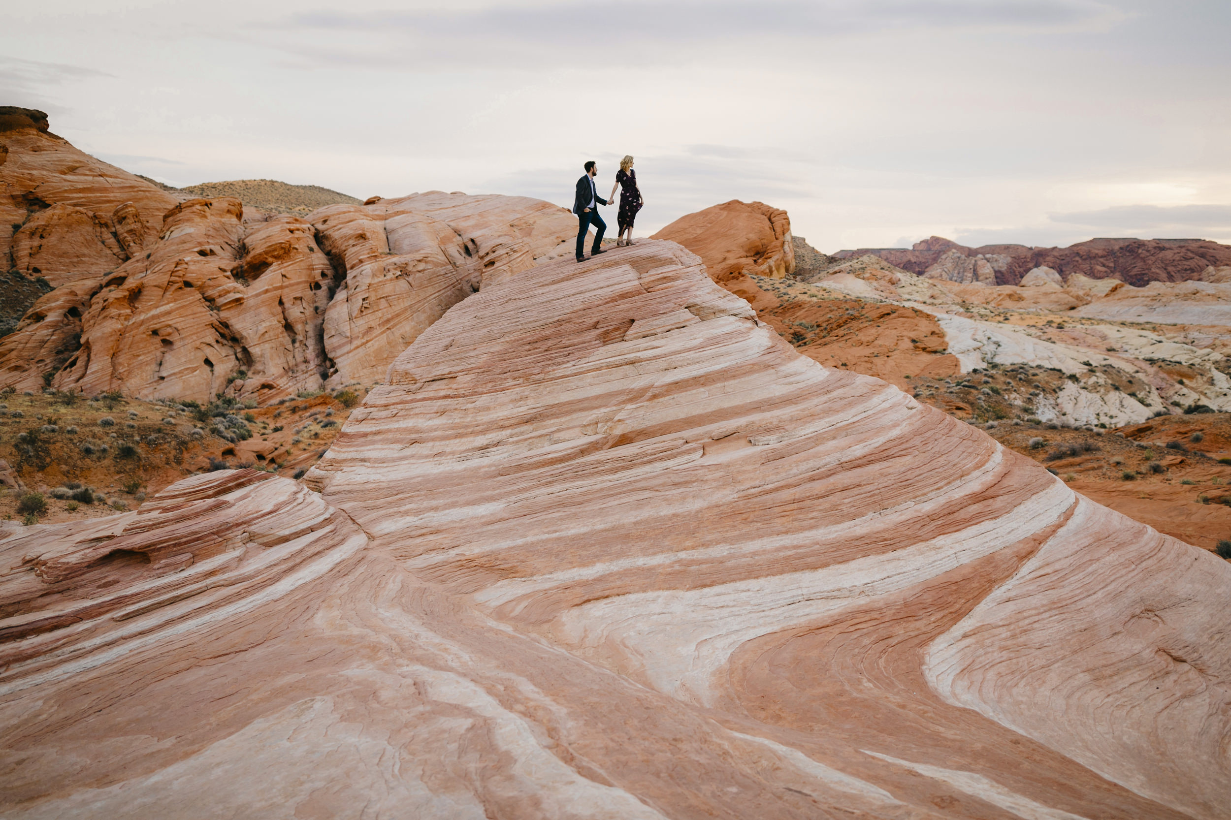 Valley of Fire Adventure Couples Photography Session by Nevada Destination Elopement Photographer Colby and Jess