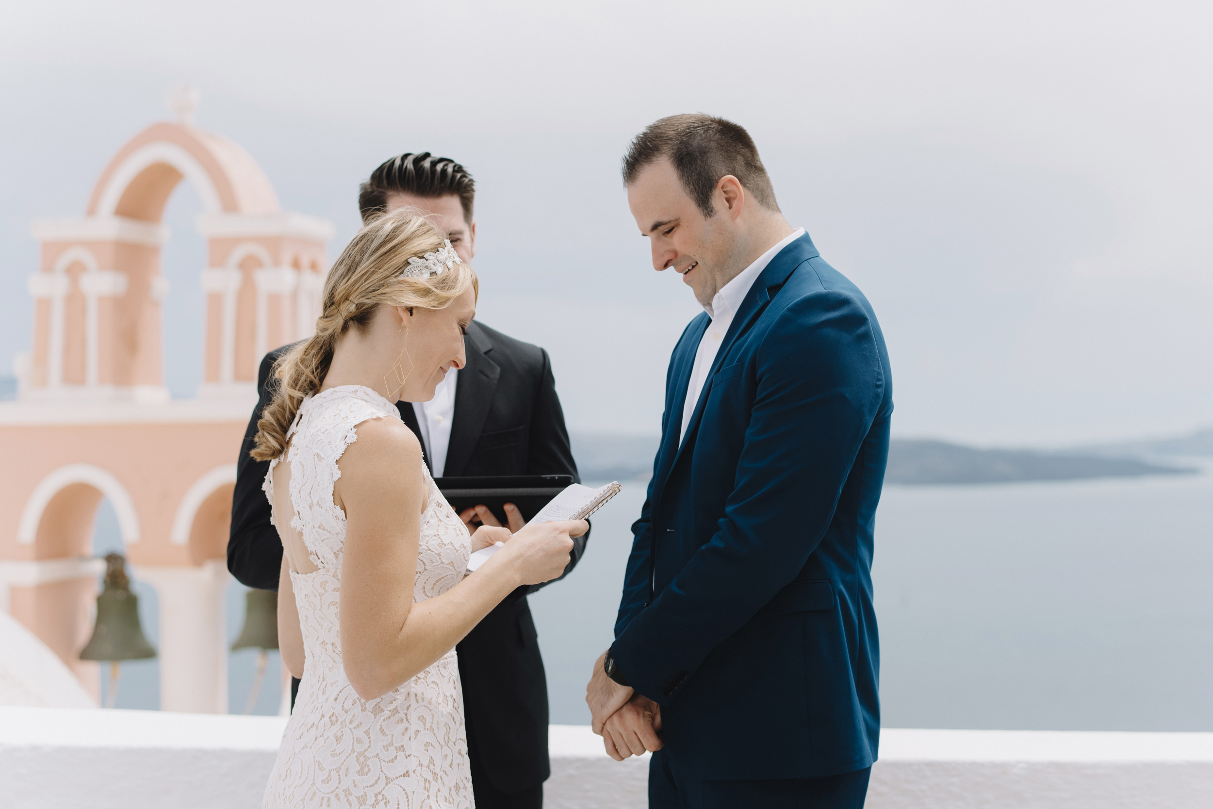 Oia Santorini Greece Destination Elopement Wedding Photographer Colby and Jess