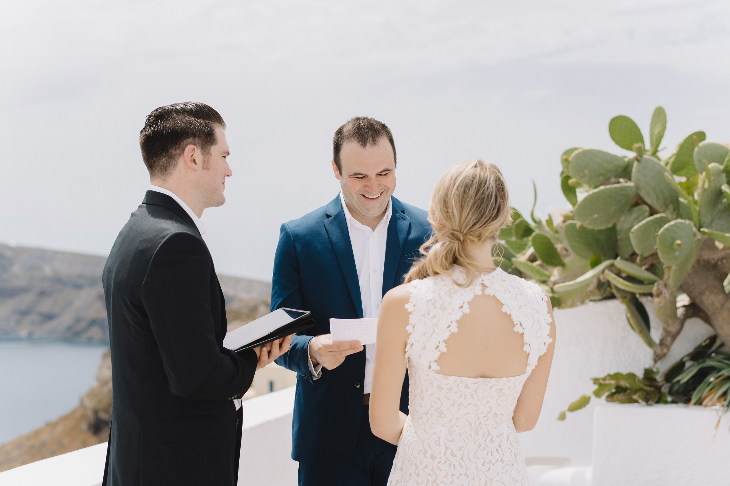 Oia Santorini Greece Destination Elopement Wedding Photographer Colby and Jess