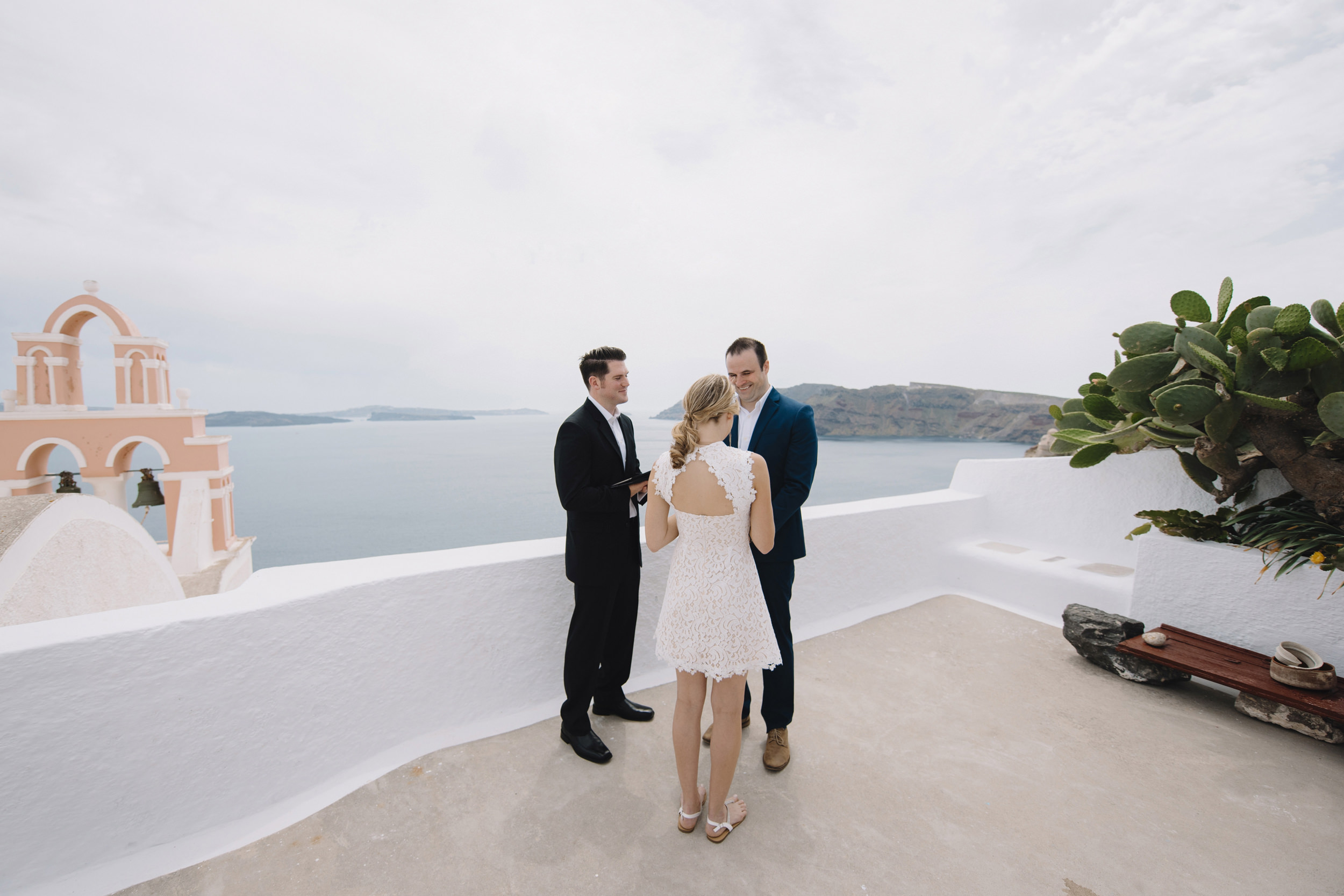 Oia Santorini Greece Destination Elopement Wedding Photographer Colby and Jess