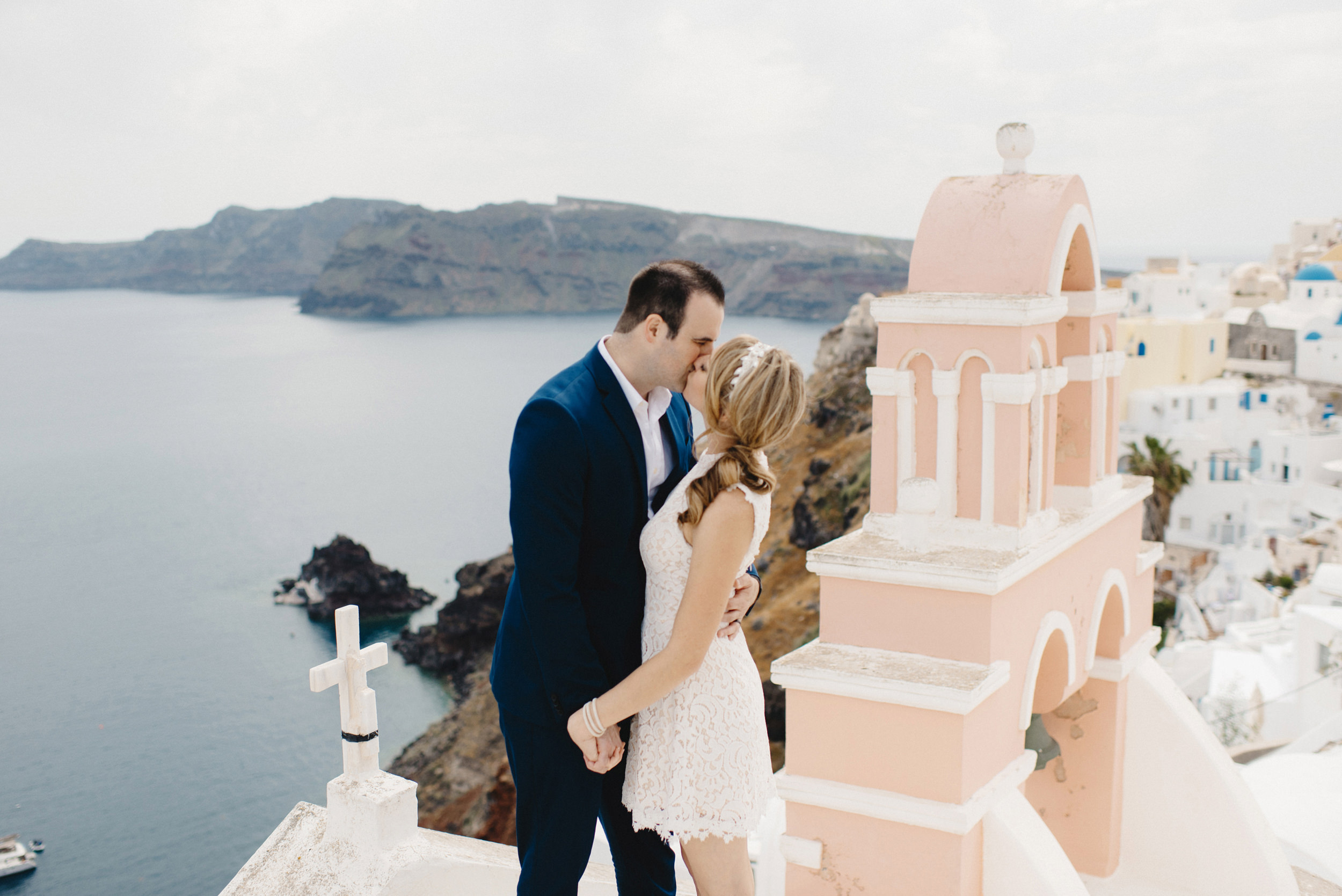 Oia Santorini Greece Destination Elopement Wedding Photographer Colby and Jess