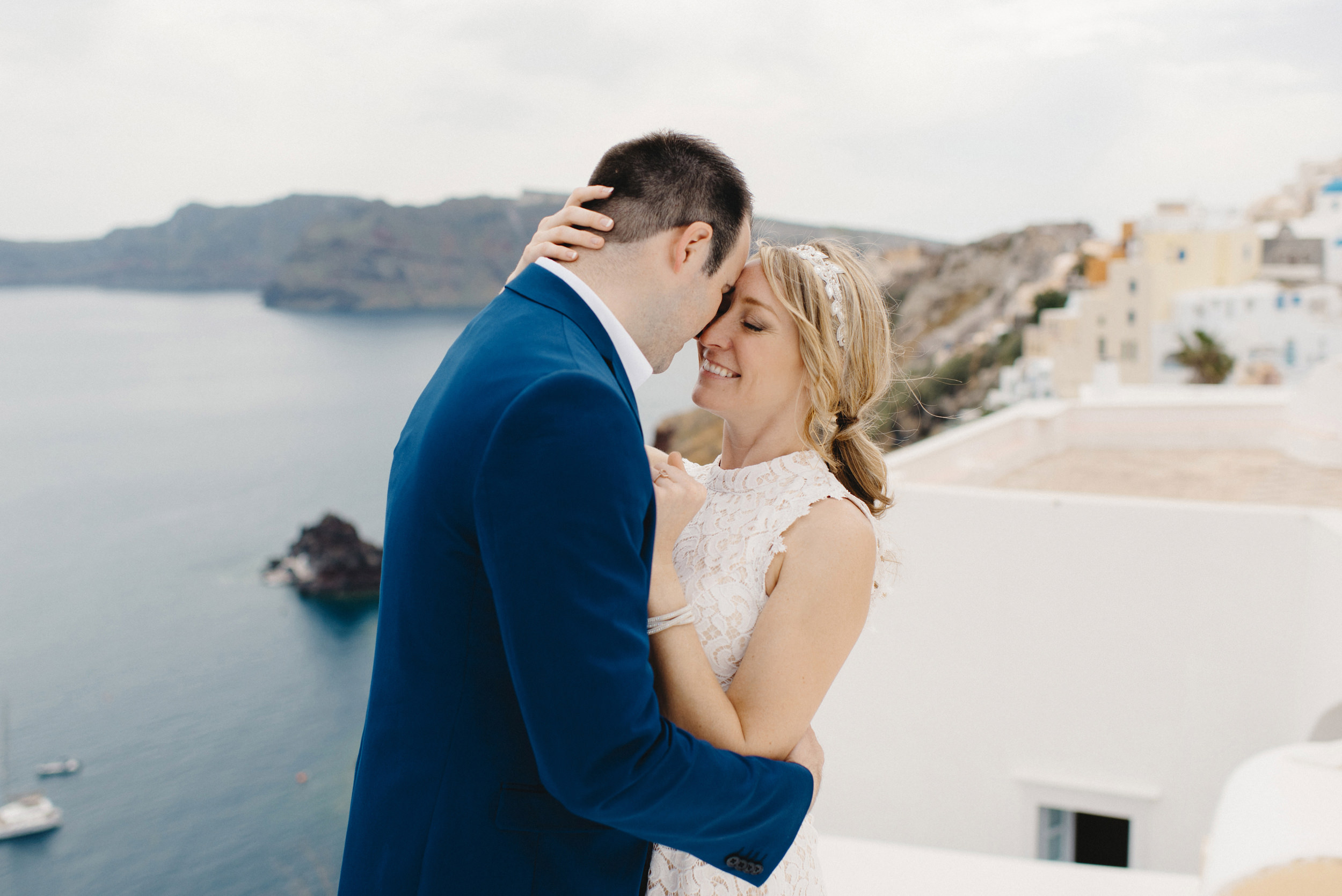 Oia Santorini Greece Destination Elopement Wedding Photographer Colby and Jess