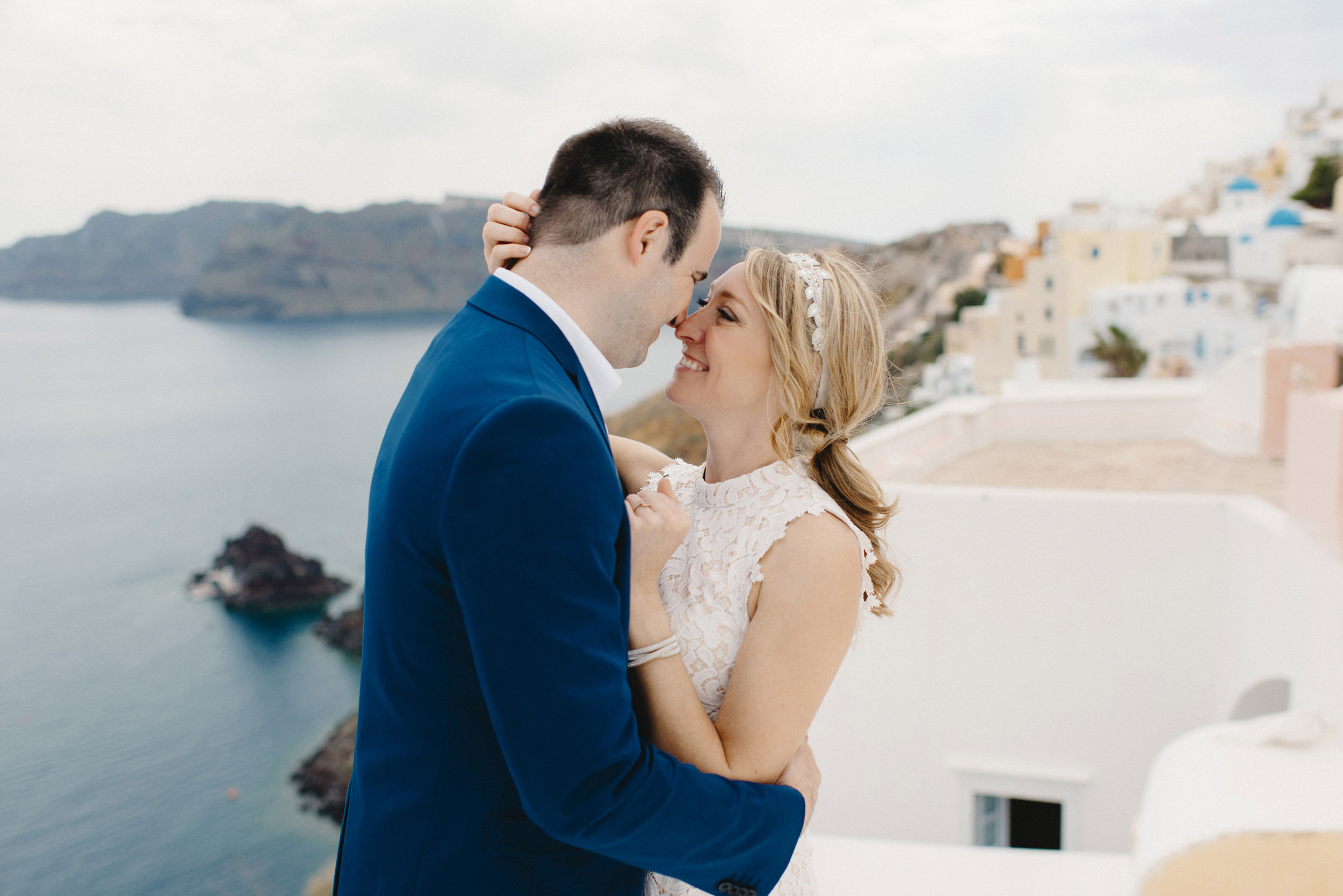 Oia Santorini Greece Destination Elopement Wedding Photographer Colby and Jess