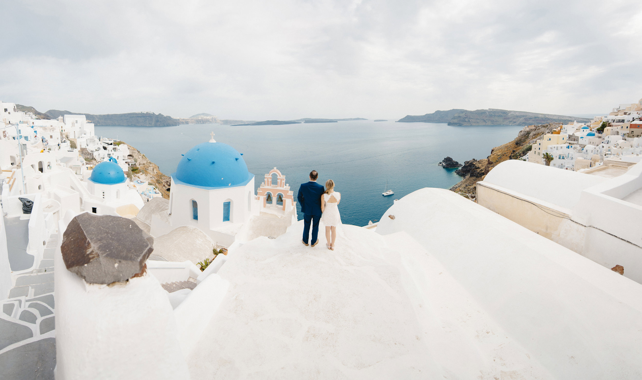 Oia Santorini Greece Destination Elopement Wedding Photographer Colby and Jess