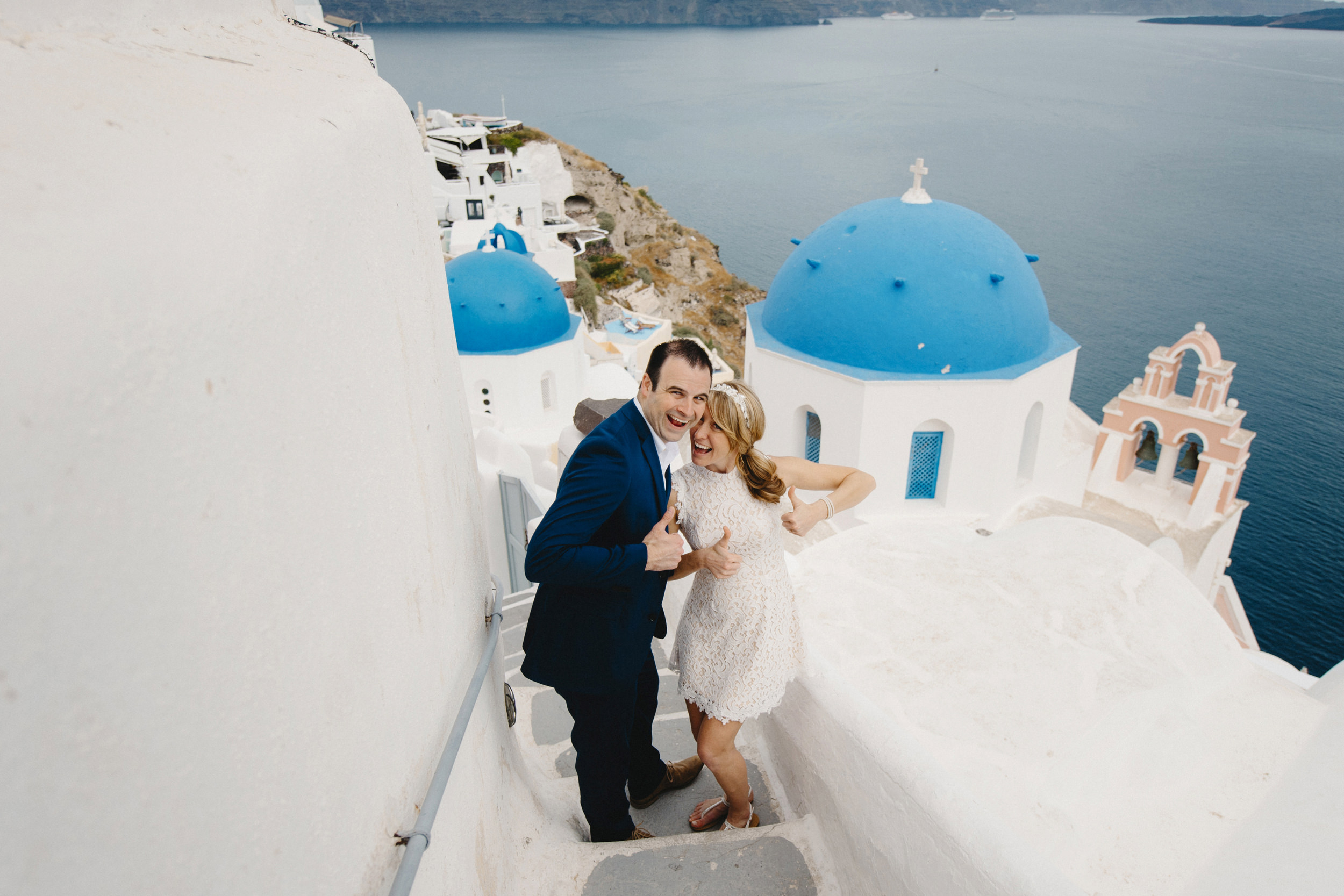 Oia Santorini Greece Destination Elopement Wedding Photographer Colby and Jess