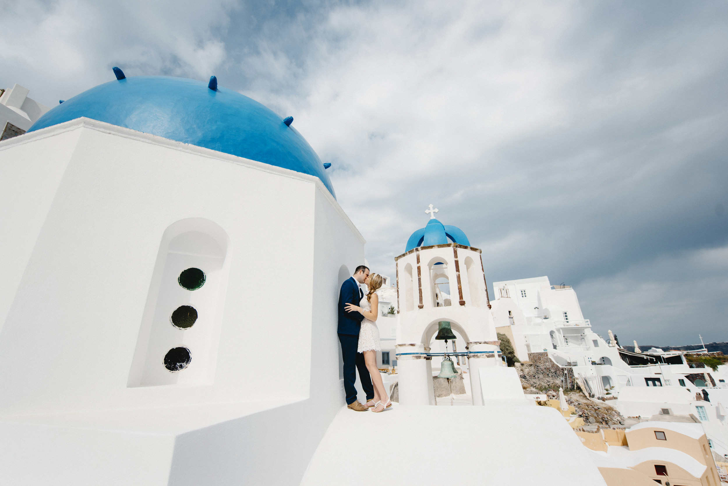 Oia Santorini Greece Destination Elopement Wedding Photographer Colby and Jess