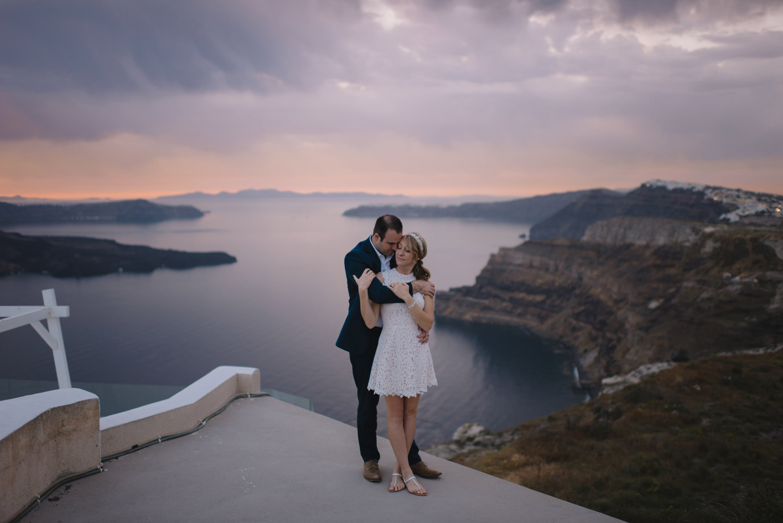 Oia Santorini Greece Destination Elopement Wedding Photographer Colby and Jess