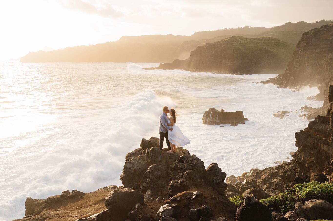 The explosiveness of the ocean during the winter time on Maui&rsquo;s north shore is absolutely mesmerizing. You could easily sit here for hours just watching and hearing the massive waves batter the coastline. At this spot the waves funnel through a