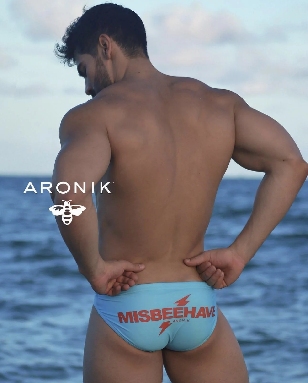 Aronikswim Swimwear Aronik Men's Swimwear Aronik Teal Lined