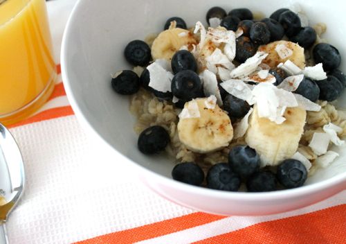 Blueberry Coconut Oatmeal