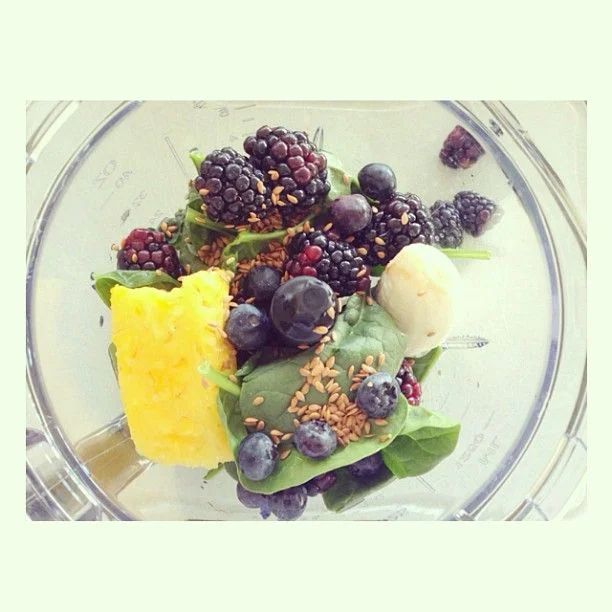Pinapple & Banana Flaxseed Smoothie