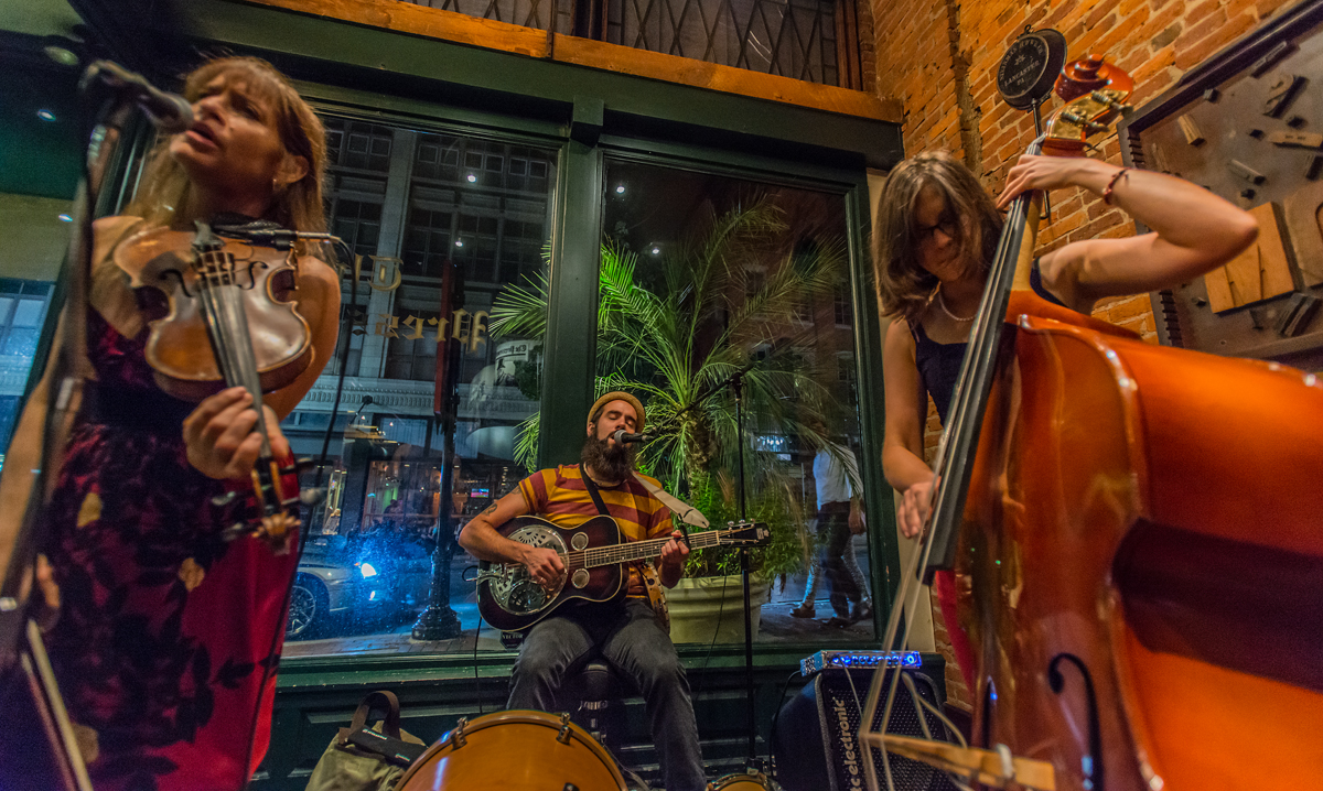 Lavacave (from left): Robin Chambers, Nick DiSanto, and Donna Volles