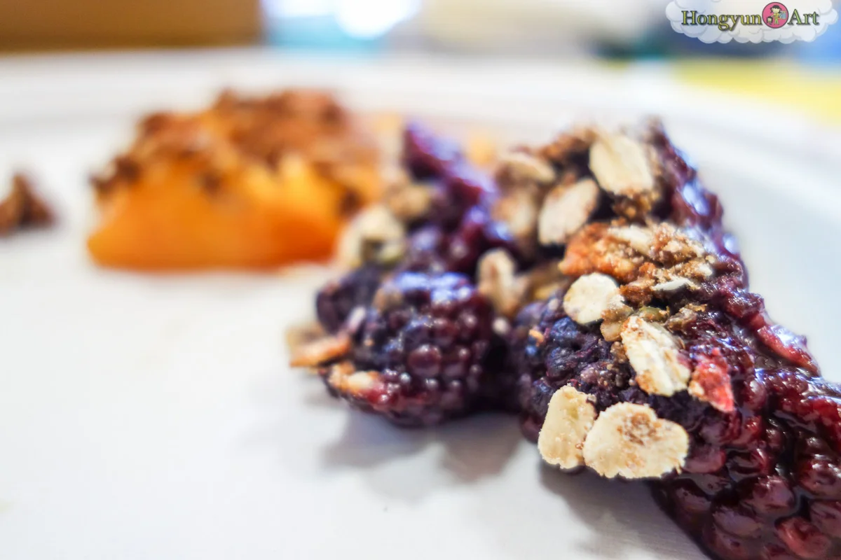 Our fruit crisps...