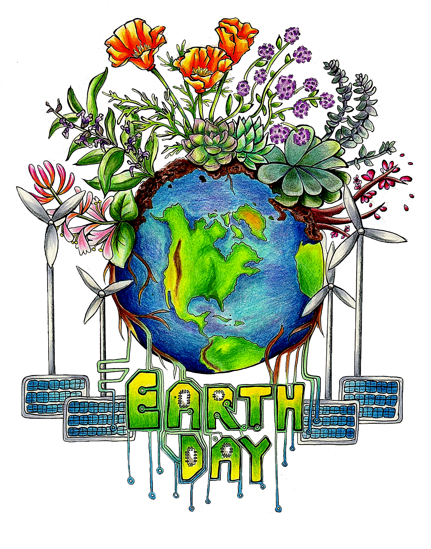 2016-04 Cupertino Earth Day Festival Poster
