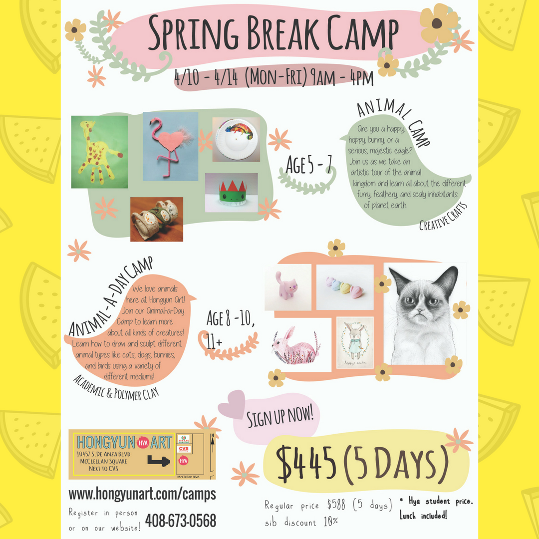 Spring Break Camp Now Enrolling!