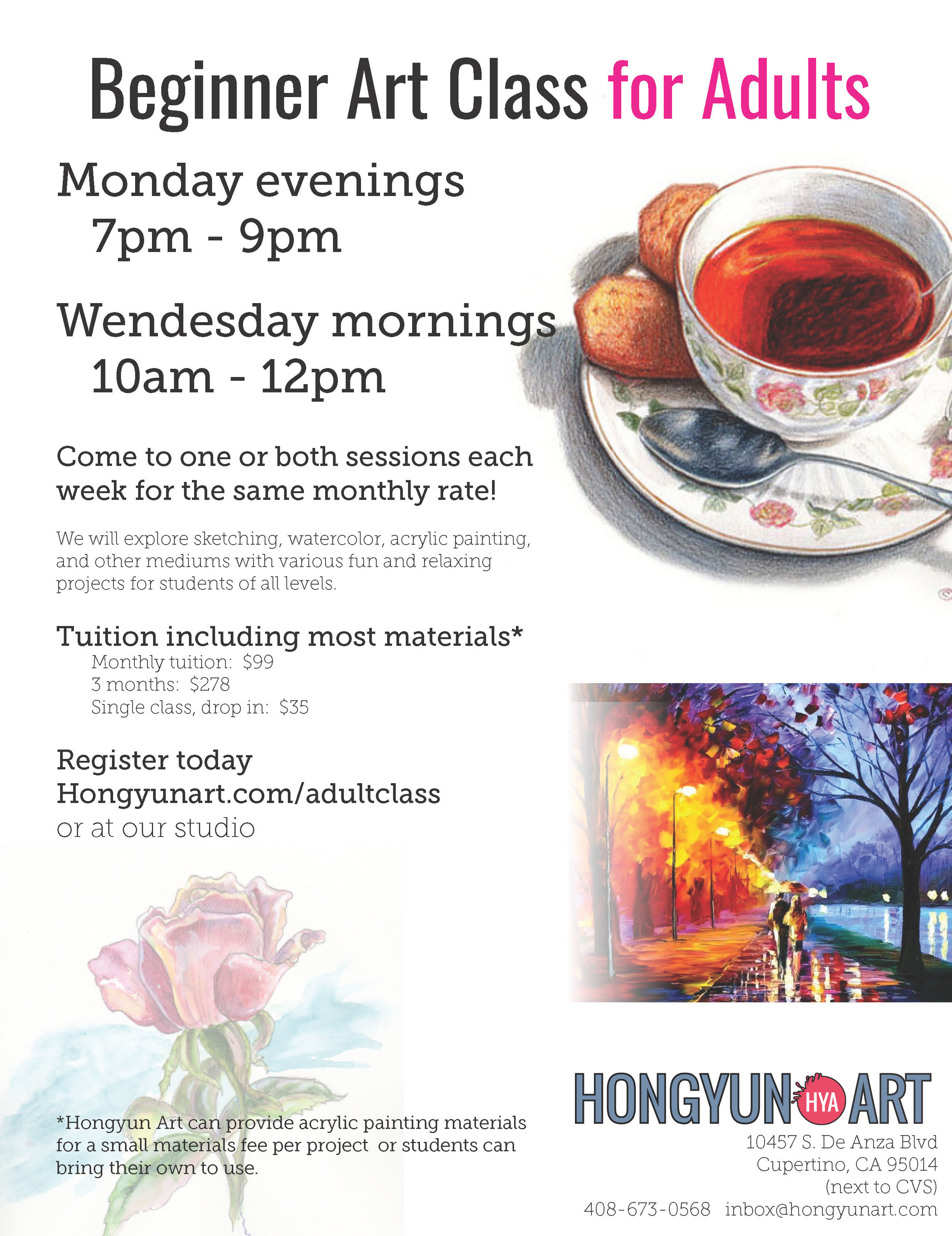 Adult Classes Available