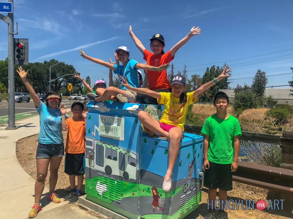 WINNER - 2018 Utility Box Art Competition 6th - 8th Grade Category