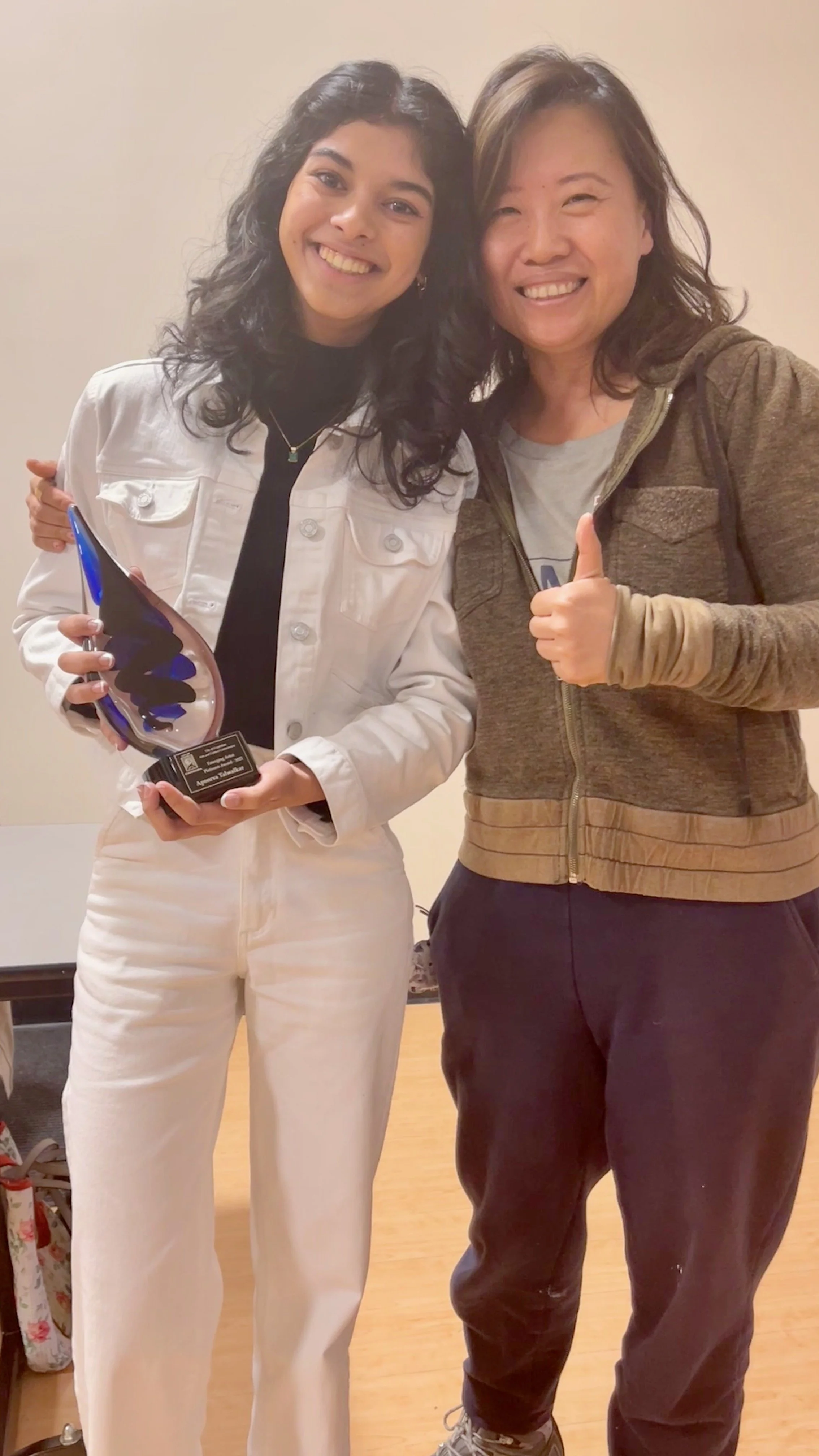 Winner - Cupertino Emerging Artists Award 2022 Platinum - Apoorva T.