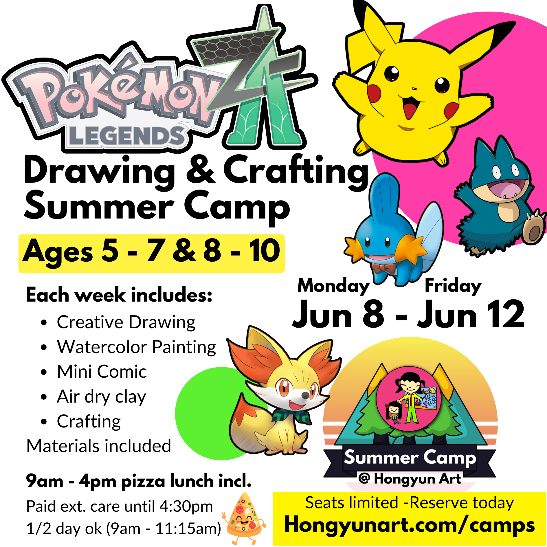 Hongyun Art Summer Camp - Crafting and Drawing Kids Cupertino Summer Camp 4.png