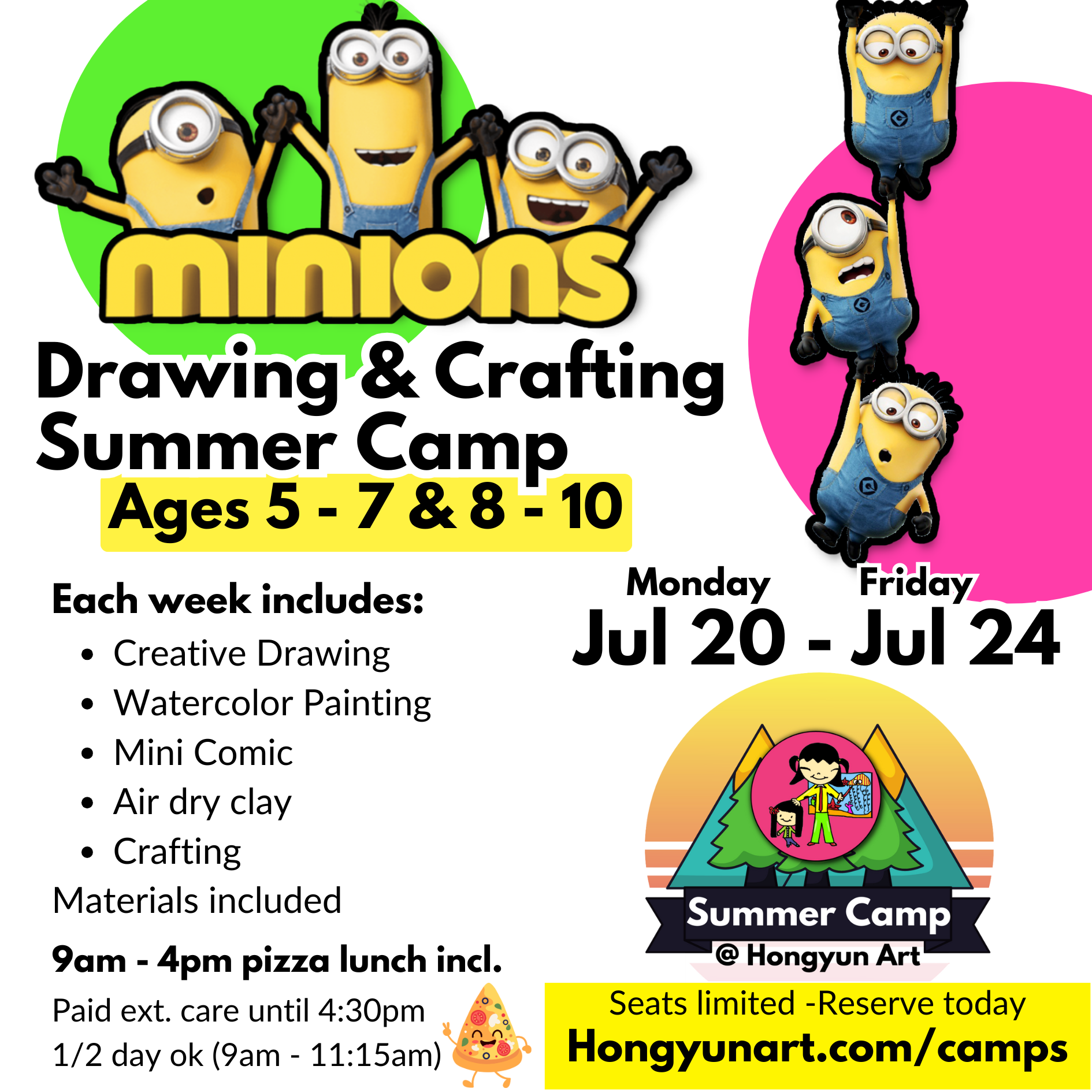 Hongyun Art Summer Camp - Crafting and Drawing Kids Cupertino Summer Camp 10.png