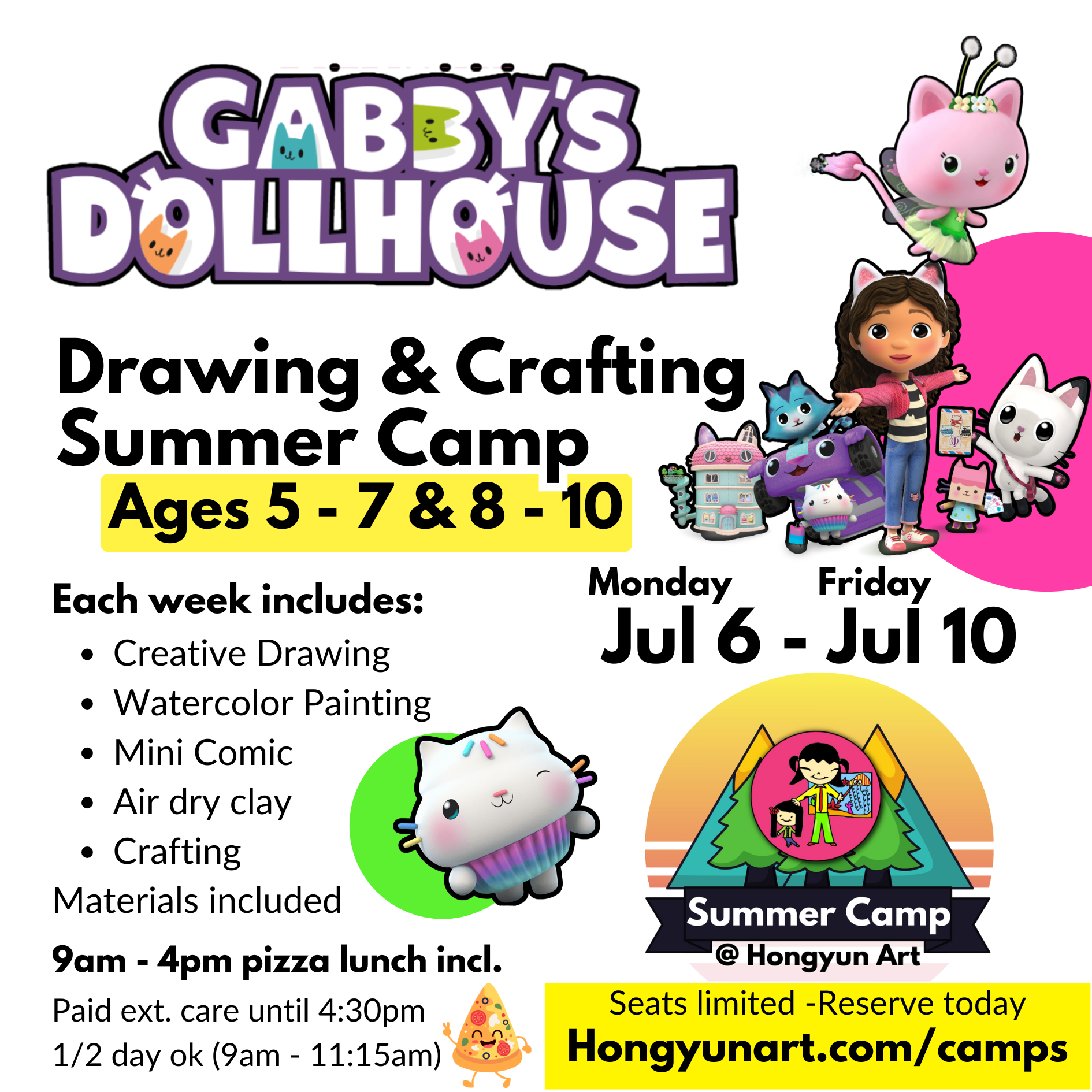 Hongyun Art Summer Camp - Crafting and Drawing Kids Cupertino Summer Camp 8.png