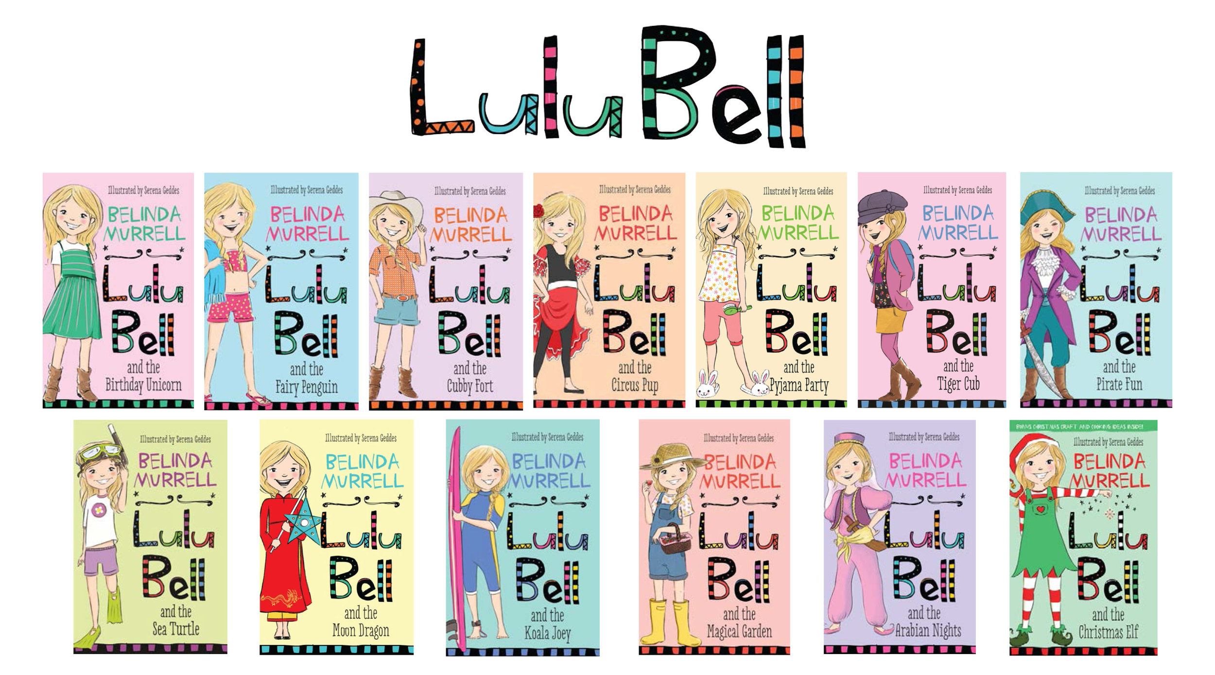 Lulu Bell Books Line up.jpg