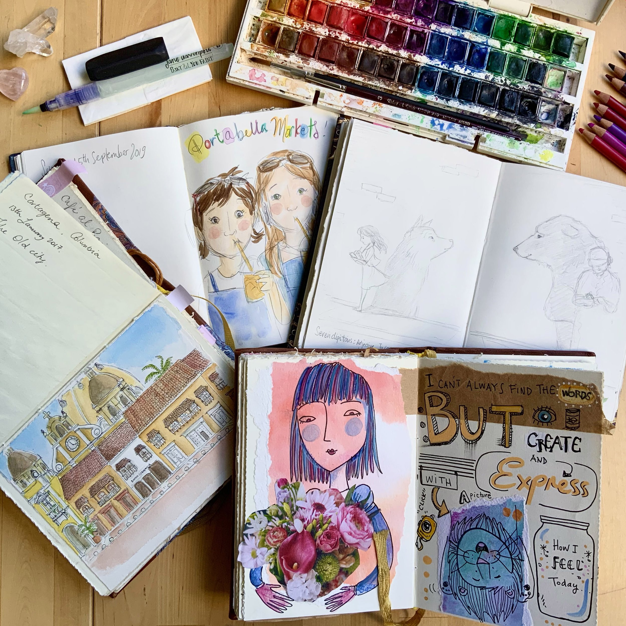 Art Journaling adults - Term 4 Art Est.jpg
