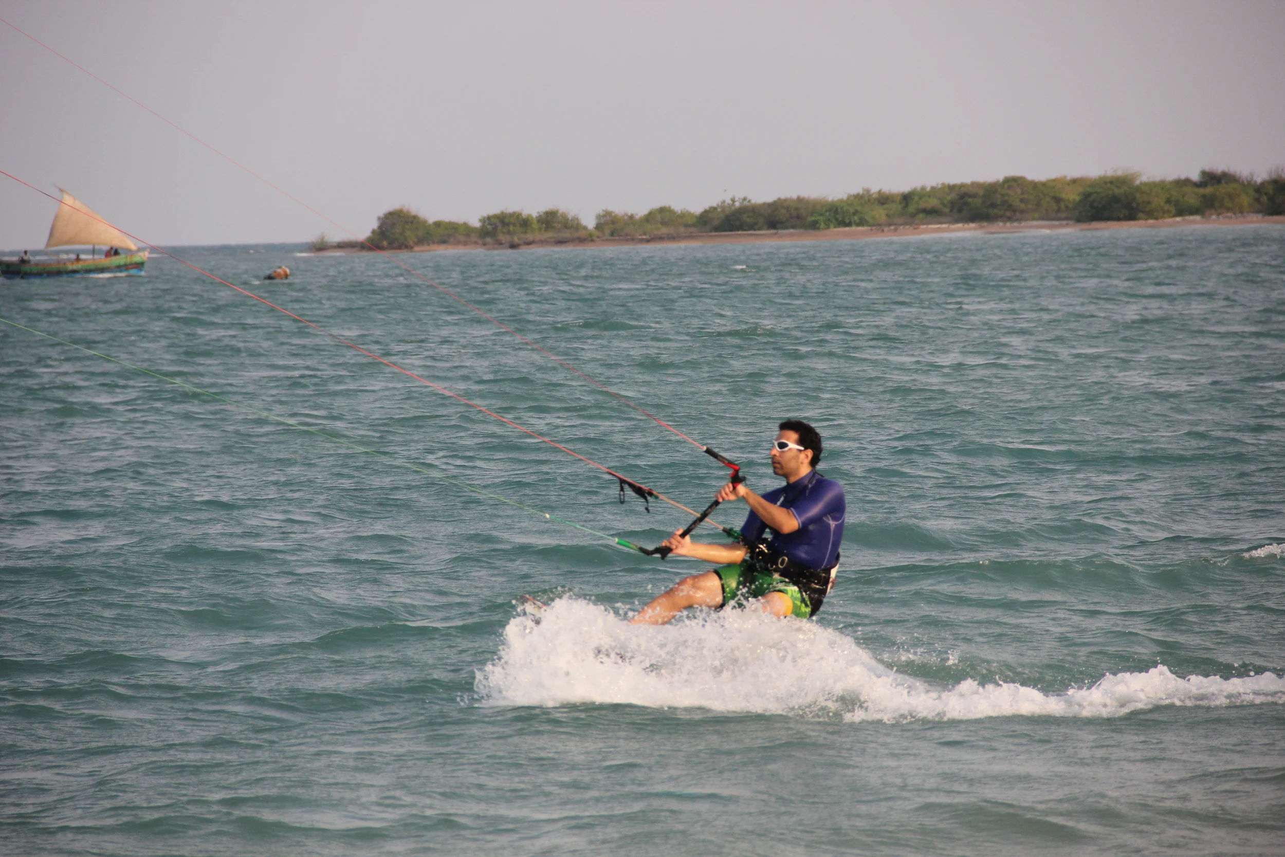Bangalorean learning Kiteboarding