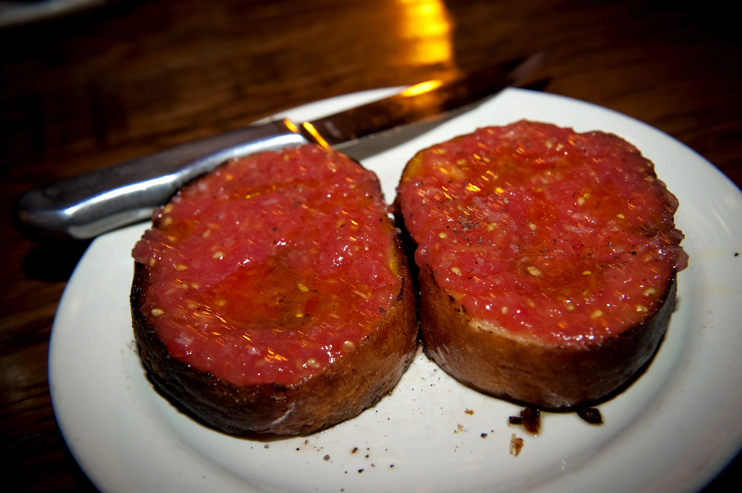 Tomato Bread, Garlic, Olive Oil & Sea Salt