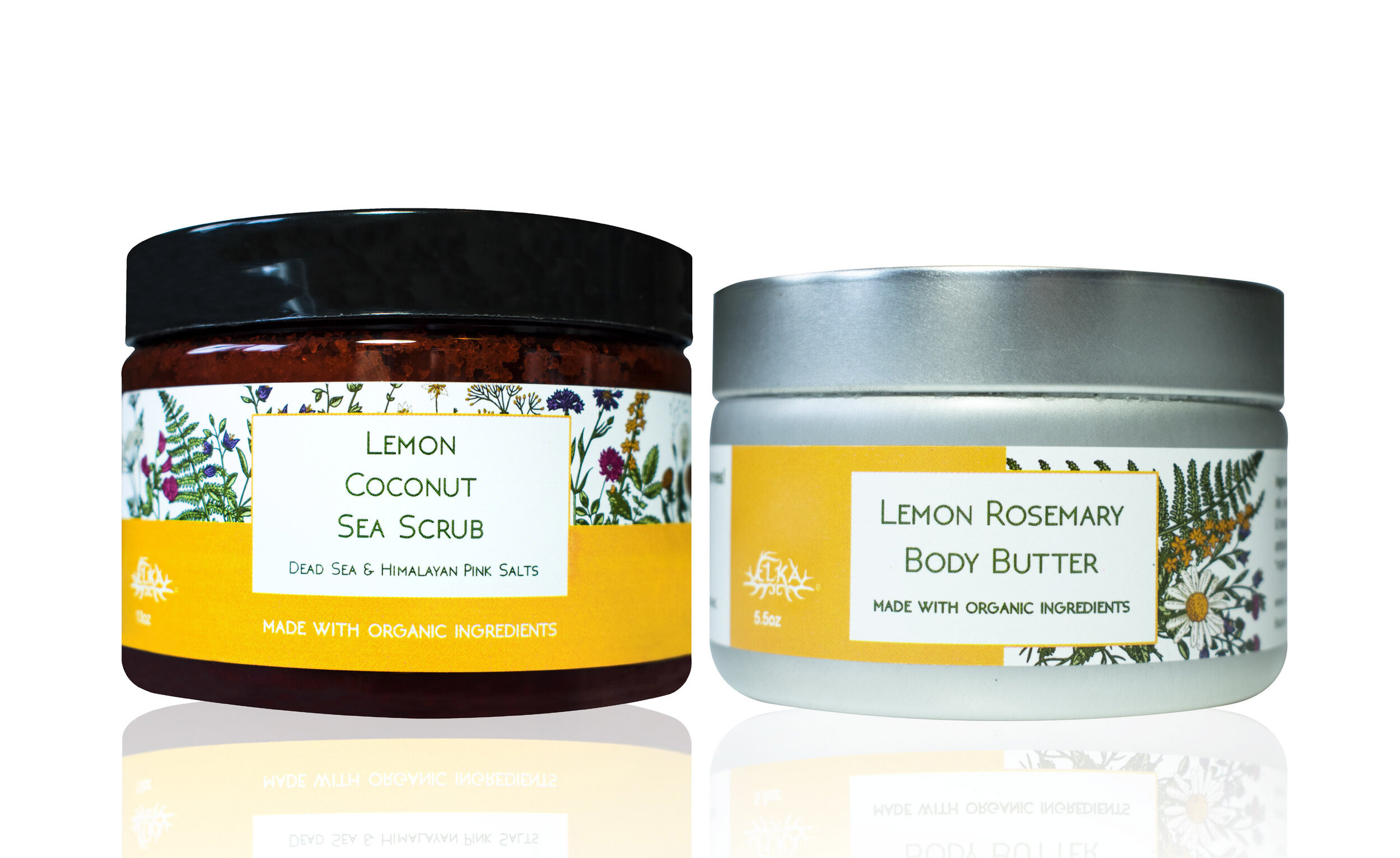 CLICK TO SHOP Lemon Sea Scrub &amp; Body Butter Set