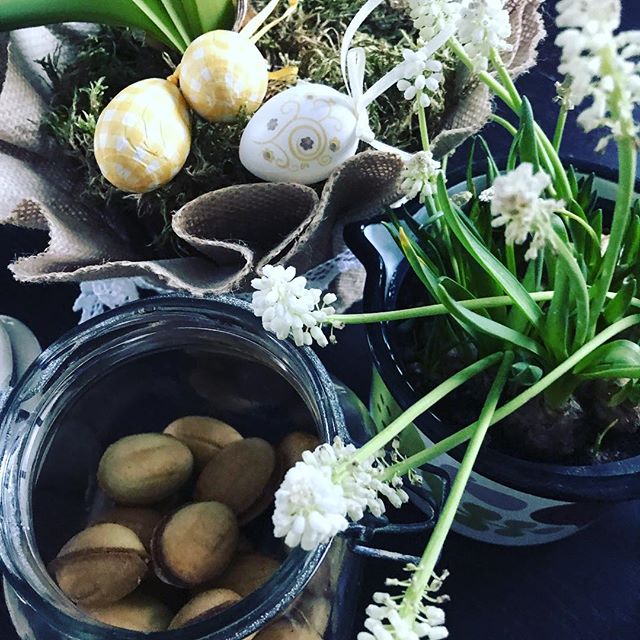 Svitlana ystävältä venäläisiä pääsiäis herkkuja. Sisällä kinuskia ja cashewpähkinä.
Apua niiden syömistä ei voi lopettaa!🙊
Pakko pistää purkinkansi välillä kiinni!