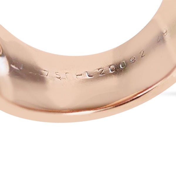 Van Cleef and Arpels Pink Sapphire Rose Gold Bangle