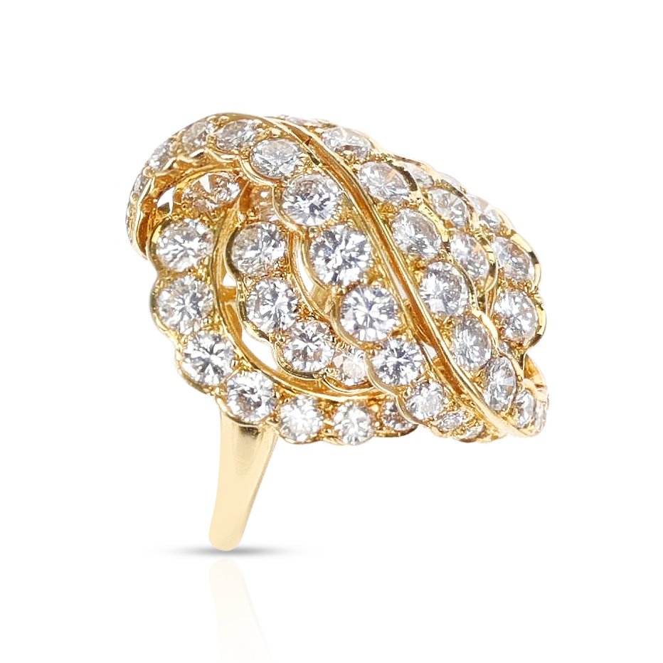 Toerist Ruilhandel Il FRENCH VAN CLEEF & ARPELS DIAMOND COCKTAIL RING, 18K — RAF - Rare | Antique  | Fine Jewels : Jewels for Generations