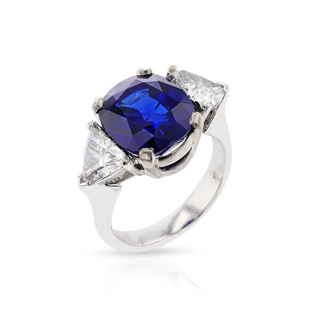 Carat Natural (No Heat) and Certified Cushion Shaped Burma