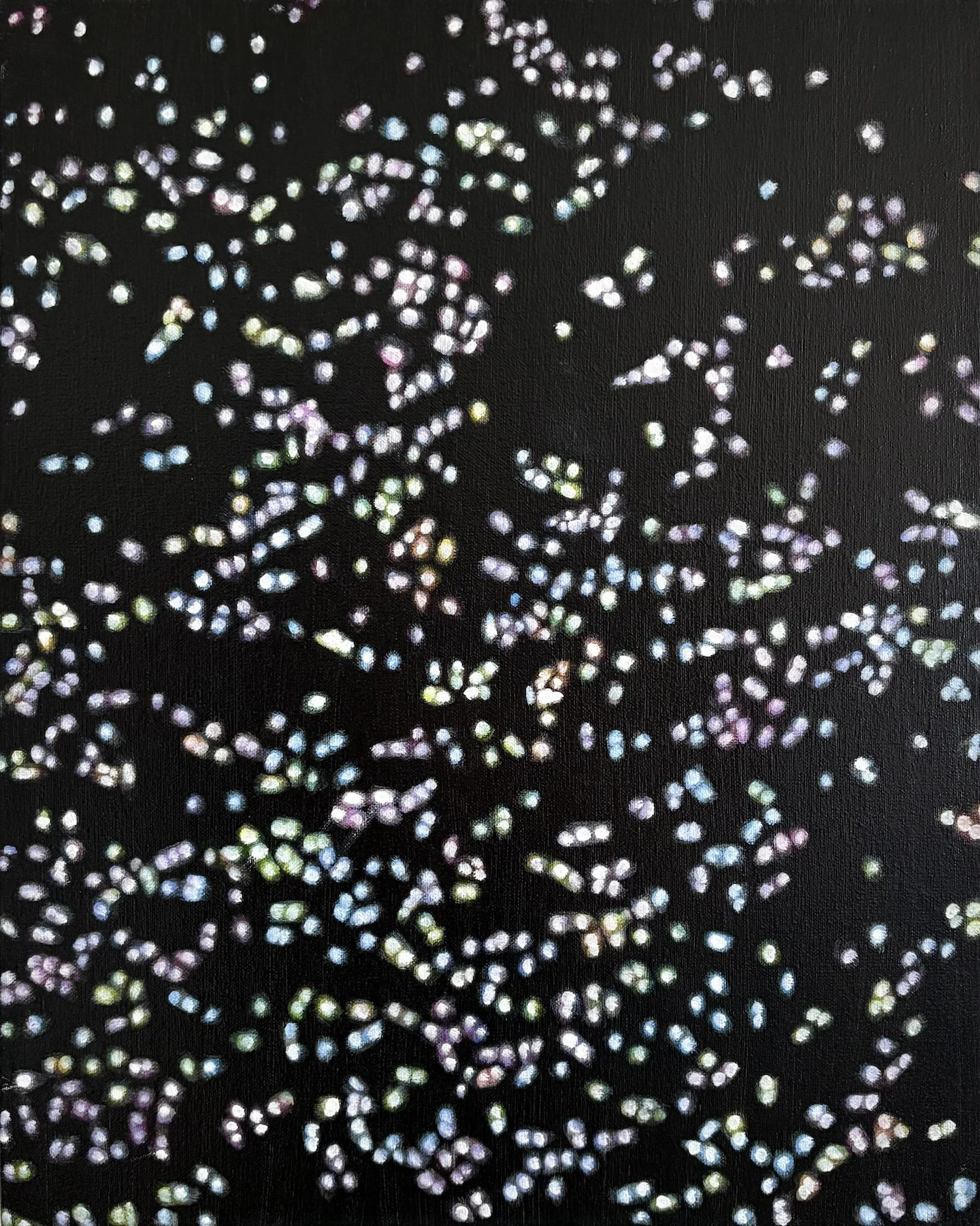 Sun Glitter 2, oil on canvas, 20" x 16", 2026