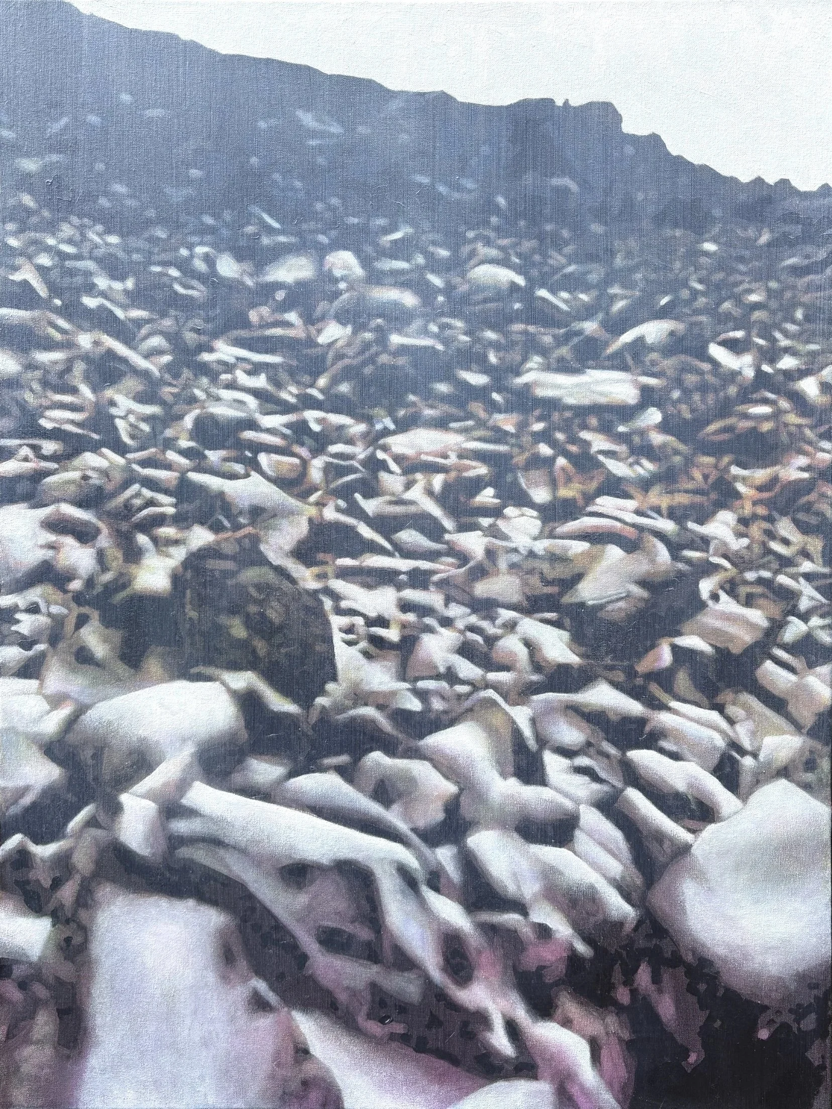 Far Away (So Close), oil on canvas, 36" x 27", 2026