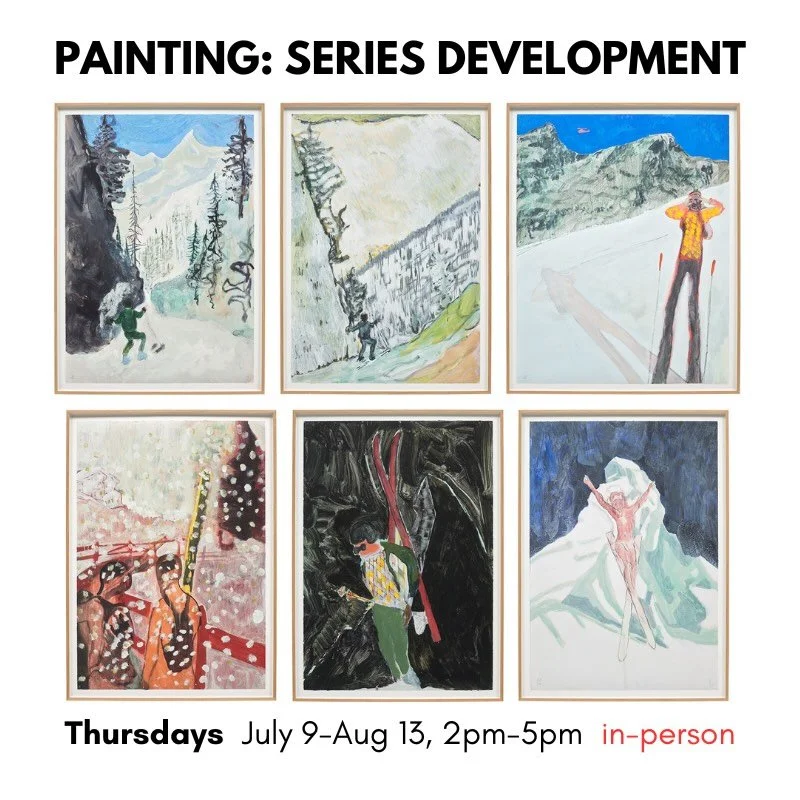 I&rsquo;m looking forward to teaching this upcoming course @visaartschool and there are a few spots left. 

You will develop a body of work based on a theme of your choice. We will discuss the elements of painting language and help refine your visual