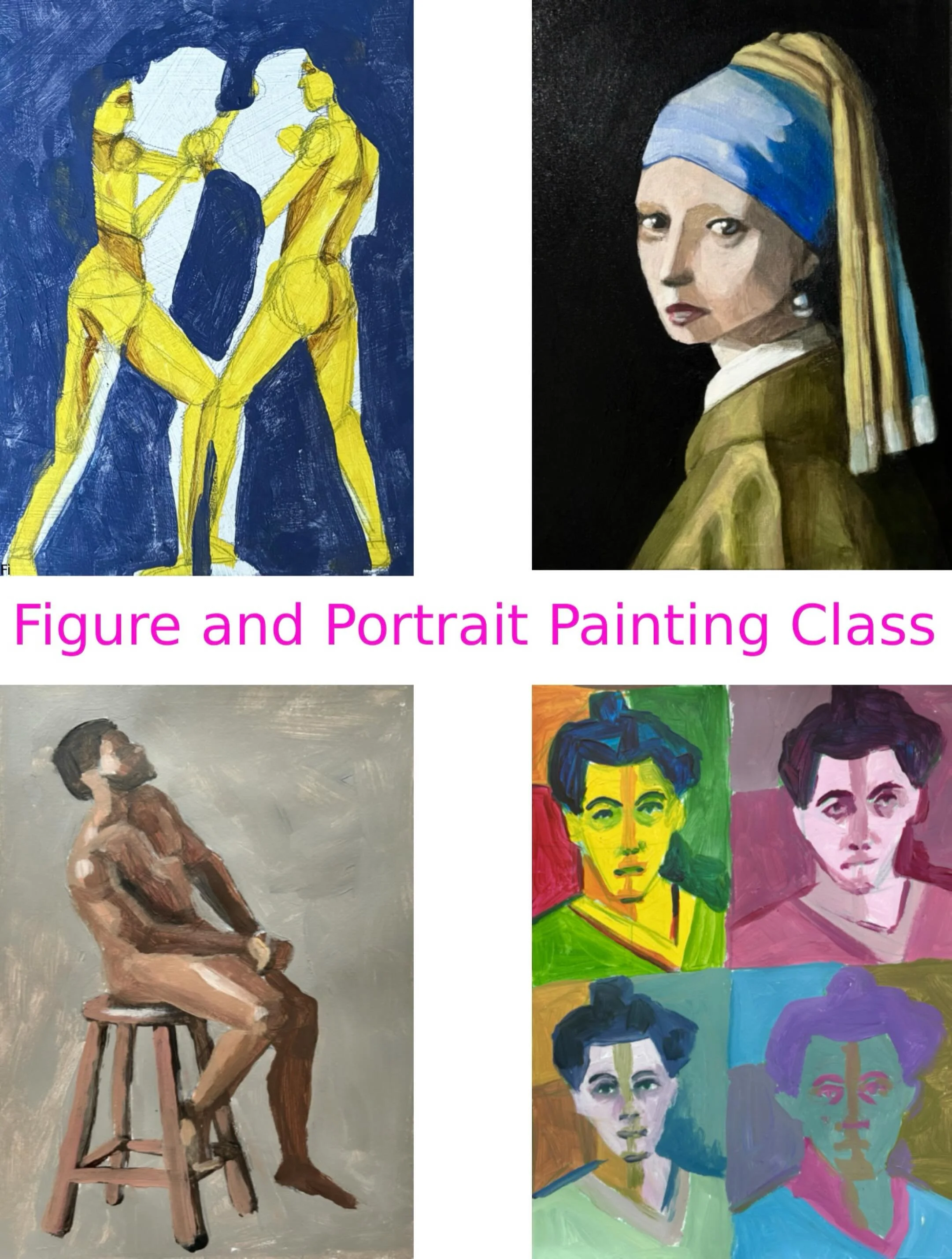 Figure and Portrait Painting is a 4 week online course. Classes will be every Tuesday evening (6-9 pm PT) starting July 7 to July 28. 

We&rsquo;ll explore underlying structures and planes, colour theories, underpainting, and dramatic light and shado